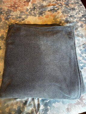 Mainstays Standard Queen 90" x 90" Slate Gray Supersoft Plush Blanket